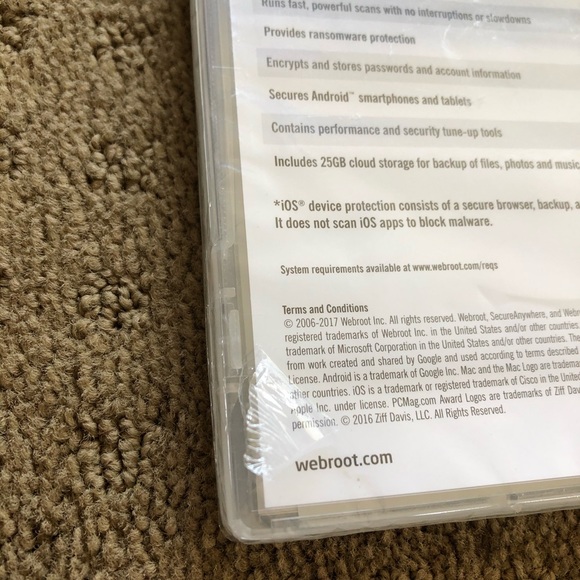 WEBROOT SecureAnywhere Internet Security PLUS - 3 - Picture 3 of 4